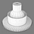 Miriade Lightstar: Sleek Recessed Spotlight 3D model small image 4