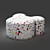 Whimsical Mickey Mouse Ottoman - Perfect for Disney Fans! 3D model small image 3