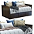 Stylish and Space-Saving Ikea Daybed 3D model small image 1