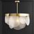 Elegant Crystal Chandelier 3D model small image 1