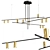 Sleek Chandelier Collection: TECHNUM LED, MOTVIKT, Casa 3D model small image 2