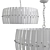 Contemporary Orland Glass Pendant Light 3D model small image 2