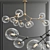 Elegant Crystal Lux Maximo Chandelier 3D model small image 1