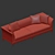 Elegant Ralph Lauren Atherton Sofa 3D model small image 2