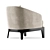 Luxury Comfort: Molteni & C Chelsea Armchair 3D model small image 3