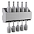 Elegance in Wine: 5-Bottle Wall Rack 3D model small image 5