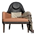 Dragonfly Elegance: Cipriani Homood Armchair 3D model small image 4