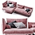 Urbanfun Retro-Modern Sofa 3D model small image 2