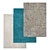 High-Quality Carpets Set 3D model small image 1