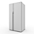 Samsung Glass Finish Side-by-Side Refrigerators 3D model small image 3