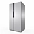 Samsung Glass Finish Side-by-Side Refrigerators 3D model small image 7