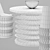 Elegant Dining Set 3D model small image 3