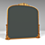 Elegant Primrose Reflective Mirror 3D model small image 3