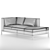 Convertible Day Bed Couch 3D model small image 3