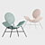 Sleek and Stylish Elroy Chair 3D model small image 1