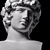 Antinous Bust Replica: Museum-Quality Masterpiece 3D model small image 4