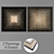 Eclectic Gallery Wall Set of 2 Paintings 3D model small image 1