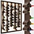 64 Bottle Wine Pendant Shelving 3D model small image 2