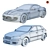 Realistic 3D Model Cars - Maserati & Audi 3D model small image 3