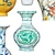 Elegant Chinese Vase - 3D Model 3D model small image 2