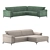 Belgian Antelao: Elegant, Versatile Sofa 3D model small image 6