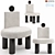 Sleek and Stylish Armchair 3D model small image 1