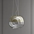 Vistosi Mirage Pendant Light 3D model small image 1