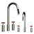 GESSI OFFICINE Chrome Kitchen Tap 3D model small image 1