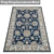Premium Rug Set: Versatile Textured Carpets 3D model small image 3