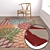 Luxury Carpet Set: High-Quality Textures 3D model small image 5