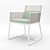 Sleek Kettal Landscape Chair & Stylish Vieques Table 3D model small image 4