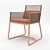 Sleek Kettal Landscape Chair & Stylish Vieques Table 3D model small image 5