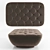 Fritz Contemporary Ottoman 3D model small image 2