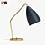 Gubi Grashoppa: Stylish Table Lamp with Adjustable Light 3D model small image 1