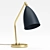 Gubi Grashoppa: Stylish Table Lamp with Adjustable Light 3D model small image 2