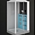 Grossman GR-228 LR: Elegant Black Shower 3D model small image 3