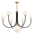 Elegant Coco Chandelier | Vintage-inspired Lighting 3D model small image 1