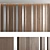 Title: Seamless Wood Textured Decorative Wall Panel Set 3D model small image 3