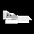 Sleek BRIMNES Bed Frame 3D model small image 8