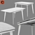 Eliot 120 High Gloss Ceramix Table 3D model small image 2