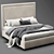 Elegant RH Wallace Fabric Bed 3D model small image 4