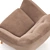 Cozy Sherpa Armchair for Ultimate Comfort 3D model small image 4