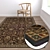 Luxury Texture Carpets Set 3D model small image 5