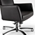 Elegant Koleksiyon Anitta Office Armchair 3D model small image 3