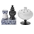 Elegant Moooi Delft Blue Vases 3D model small image 2