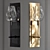 Elegant Glass Globe Wall Sconce 3D model small image 1