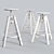 Elegant Dalfred Stool for Modern Spaces 3D model small image 2