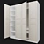 Sleek and Spacious Pax Wardrobe 3D model small image 1