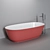 Luxurious Carlo Colombo Designed BAIA Bathtub 3D model small image 6