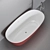 Luxurious Carlo Colombo Designed BAIA Bathtub 3D model small image 8